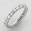 14KW 1.90CTW DIAMOND MACHINE SET ETERNITY BAND