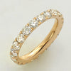 14KY 2.00CTW DIAMOND MACHINE SET ETERNITY BAND