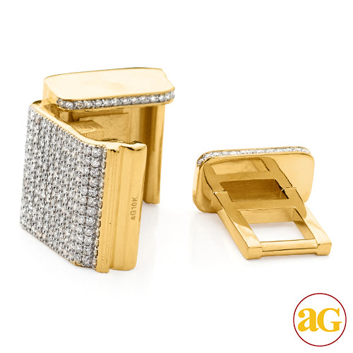 10KY 2.00CTW DIAMOND LOCK FOR MIAMI CUBAN - 18MM