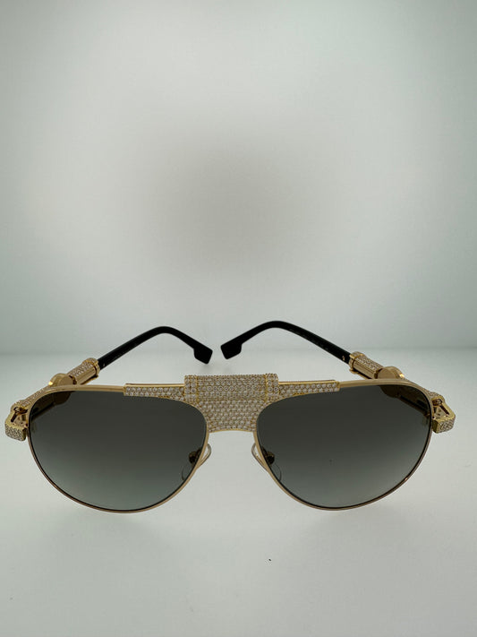 10kt Diamond Versace Sun Glasses