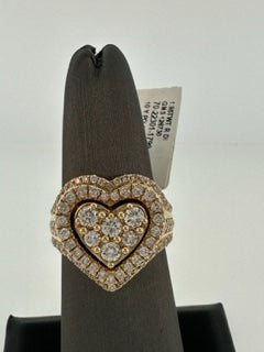 Diamond Heart Ring