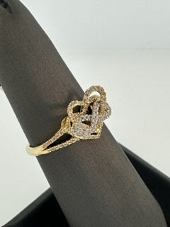 Diamond Heart Ring