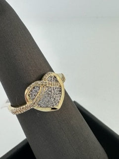 Diamond Heart Ring