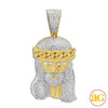 10KY 1.10CTW DIAMOND MIAMI CUBAN JESUS PENDANT