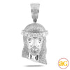 10KW 1.10CTW DIAMOND JESUS PENDANT