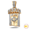 14KY 2.75CTW DIAMOND MIAMI CUBAN JESUS PENDANT