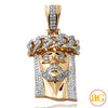 14KY 1.90CTW DIAMOND MIAMI CUBAN JESUS PENDANT