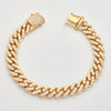 10KY 8.94CTW DIAMOND MIAMI CUBAN BRACELET