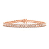 14KR 10.00CTW BAGUETTE DIAMOND BRACELET