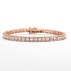 14KR 4.50CTW BAGUETTE DIAMOND BRACELET