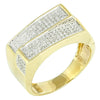 10KY 0.50CTW DIAMOND FANCY MENS RING