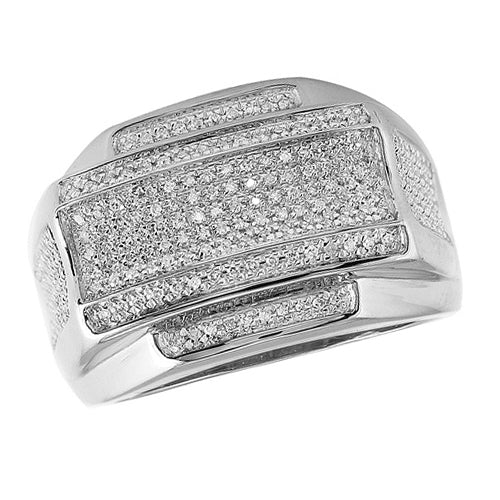 10KW 0.45CTW DIAMOND MENS RING