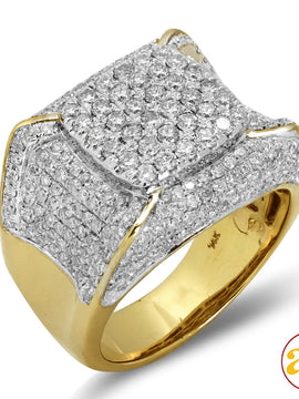 14KY 2.25CTW DIAMOND MENS RING