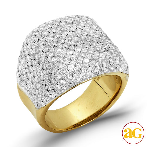 14KY 5.00CTW DIAMOND MENS RING