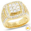 14KY 3.40CTW DIAMOND MENS RING