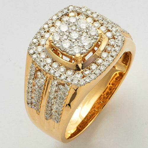 14KY 2.00CTW DIAMOND MENS RING