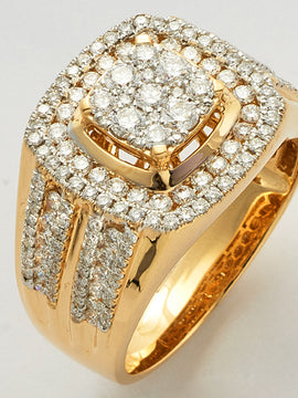 14KY 2.00CTW DIAMOND MENS RING