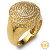 14KY 1.25CTW DIAMOND MENS DOME RING -  DIAMOND SID