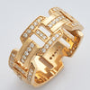 14KY 0.75CTW DIAMOND MARINER LINK MENS RING