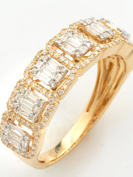 14KY+W 1.15CTW BAGUETTE DIAMOND BAND