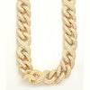 10KY 97.45CTW DIAMOND INFINITY CUBAN CHAIN