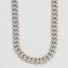 10KW 25.18CTW DIAMOND MIAMI CUBAN NECKLACE