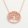 14KR 0.50CTW DIAMOND NECKLACE - &apos;TREE OF LIFE&apos;