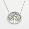 14KW 0.50CTW DIAMOND NECKLACE - &apos;TREE OF LIFE&apos;