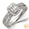 14KW 0.60CTW BAGUETTE DIAMOND RECTANGLE HEAD RING