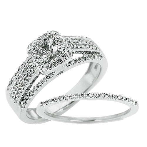 14KW 0.50CTW DIAMOND FANCY RING