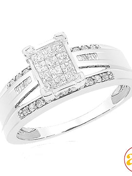 10KW 0.50CTW DIAMOND FANCY RING