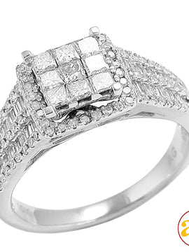 10KW 1.15CTW DIAMOND FANCY RING