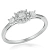 10KW 0.28CTW DIAMOND PROMISE RING