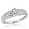 10KW 0.37CTW DIAMOND PROMISE RING