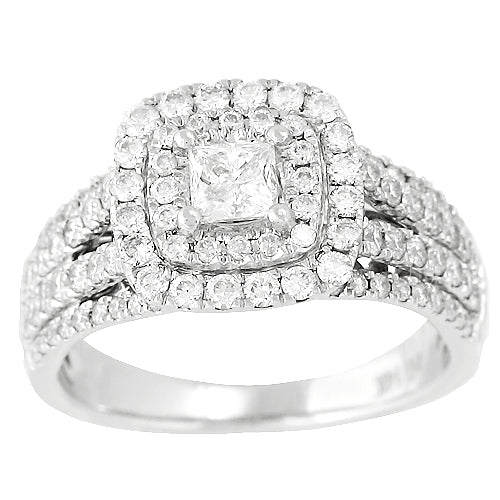 14KW 1.50CTW FANCY RING [0.33CT PC CENTER]