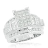 14KW 2.00CTW PC DIAMOND CINDERELLA RING