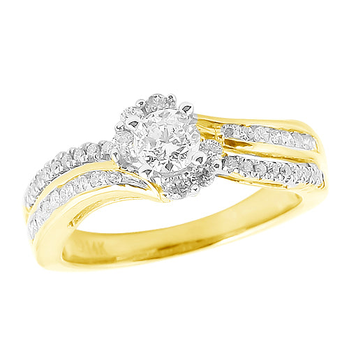 14KY 0.75CTW DIAMOND LADIES RING