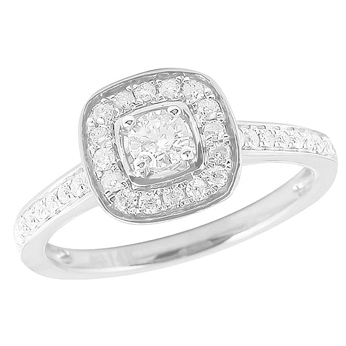 14KW 0.50CTW DIAMOND RING