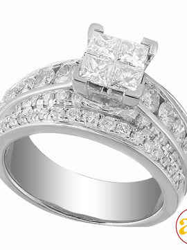 14KW 1.75CTW DIAMOND RING