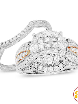 14KW 2.00CTW DIAMOND BRIDAL SET