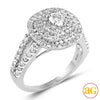 14KW 1.50CTW DIAMOND FANCY RING [0.25CT CTR]