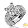 10KW 1.00CTW DIAMOND CINDERELLA RING