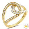 14KY 0.50CTW DIAMOND DESIGNER RING