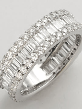 14KW 2.15CTW DIAMOND HALF ETERNITY BAND