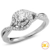 14KW 0.55CTW DIAMOND BRIDAL RING [0.28CT CENTER]