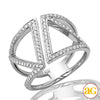 14KW 0.50CTW DIAMOND DESIGNER RING