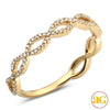 14KY 0.25CTW STACKABLE DIAMOND BAND