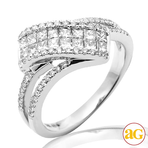 14KW 1.00CTW PC DIAMOND FANCY LADIES RING