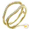 14KY 0.25CTW DIAMOND RING GUARD