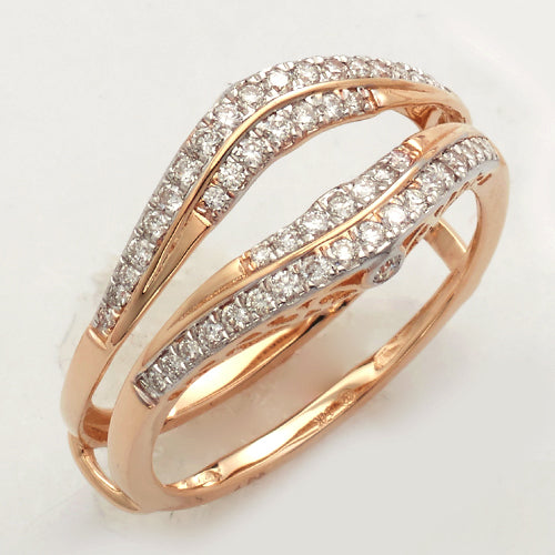 14KR 0.35CTW DIAMOND RING GUARD